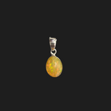 Ethiopian Opal Pendant Sterling Silver