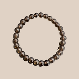 Smoky Quartz Beaded Bracelets 6 mm