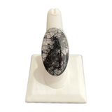 Tourmalated Quartz Ring size 8