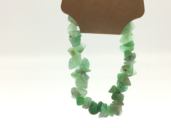 Chrysoprase Chip Bracelets