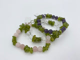 Peridot Mix Bracelets (8, 10-12 mm)