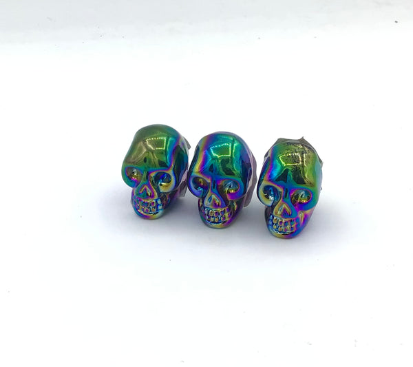 Rainbow Hematite Skull Small