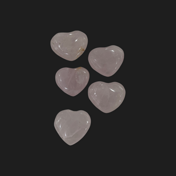 Rose Quartz X-Small Hearts