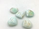 Blue Aragonite Hearts