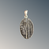 Sterling Silver Black Tourmaline Pendant