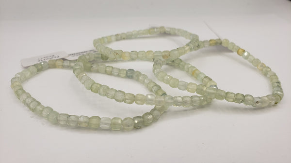 Prehnite Cube Bracelets