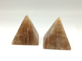 Honey Calcite Pyramids