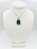 Raw Tsavorite Garnet Pendants