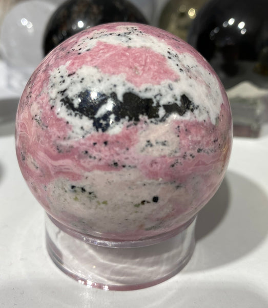 Rhodochrosite Sphere