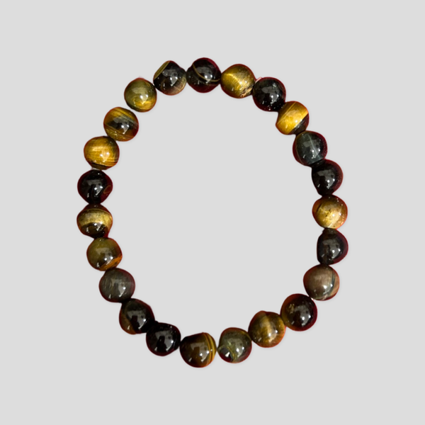 Blue Tiger’s Eye Beaded Bracelet 8 mm